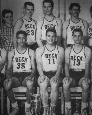 1957 Beck Basketball Spartans